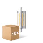 Multipack 10x Philips Corepro LED Lineair R7s 118mm 17.5W 2460lm - 840 Cool White | Dimmable - Replaces 150W