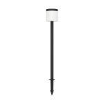 Eglo Spike Light Pantete Solar Black 7W 840lm - 830 Warm White | IP65 - Motion Sensor