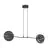 Emibig Pendant Xotic Steel Black | Suitable for 2x E27 - Max 15W